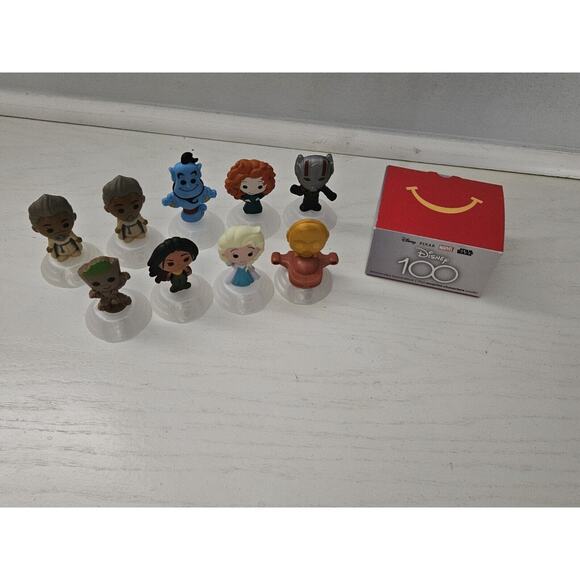 2023 McDonald's Disney 100 Years‎ Anniversary Happy Meal Toys Lot of 11 - Picture 1 of 11